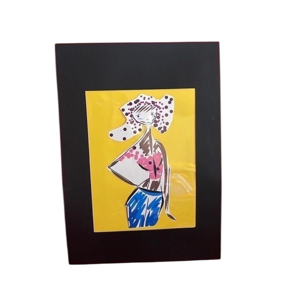 Spring dance Hand crafted hand made by me Digital book illustration print cutout